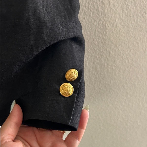 Ann Taylor Charcoal Blazer with Elegant Accents - Picture 8 of 9